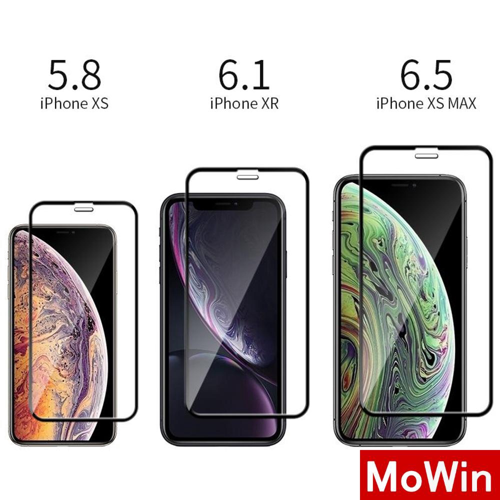 Mowin - For iPhone 12 Full Cover Tempered Glass Film Protective Film Screen Protectors Full screen Full coverage 9HD Hardness For iPhone 12 mini Pro Max Iphone 7 Se Max 8plus Pro 7plus X 11 Max Xr Xs Se2020