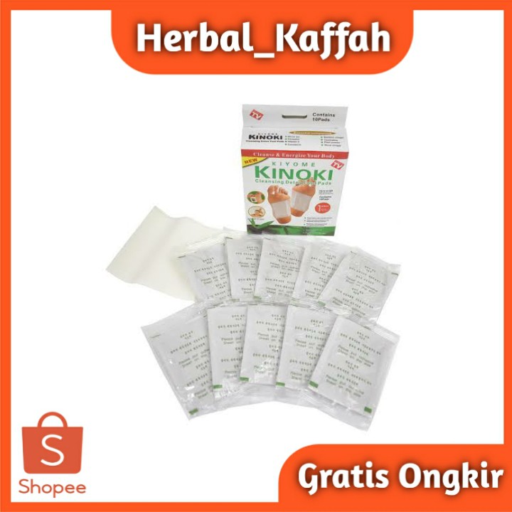 Kinoki Putih Detox Kaki Isi 10 Kiyome Kinoki White Cleansing Foot Pads