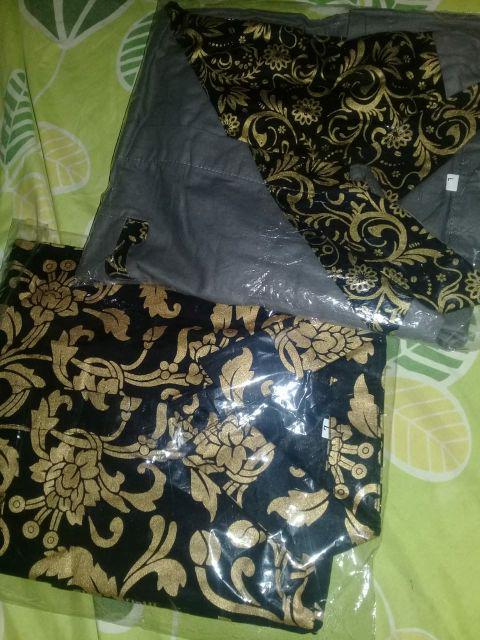 Sarung Kemeja Koko Songket Batik Kampus