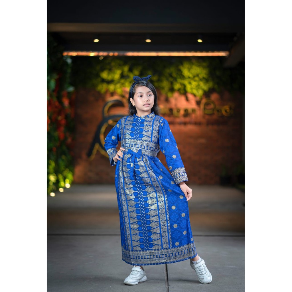 GAMIS ANAK ANISA  DAN MALIKA SONGKET/ COUPLE ANISA