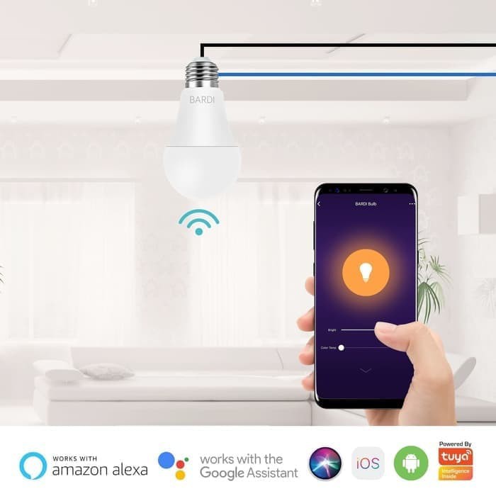 BARDI Smart LIGHT BULB RGB+WW 12W Wifi Wireless IoT - Home Automation