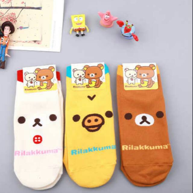 Kaos Kaki Anak Dewasa Rilakkuma n Friends