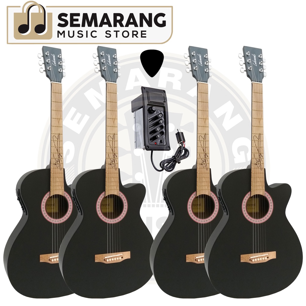 Gitar Akustik Elektrik Lakewood Tanam Besi Bonus Packing Kayu dan Bubble Warp