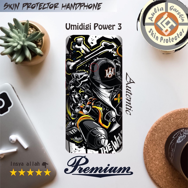 Garskin HP Umidigi Power 3 motif graf - Free Custom Motif