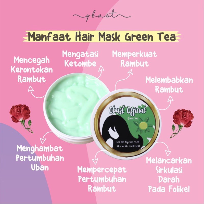 Masker Rambut Qbast Greentea Hair Mask Indonesia