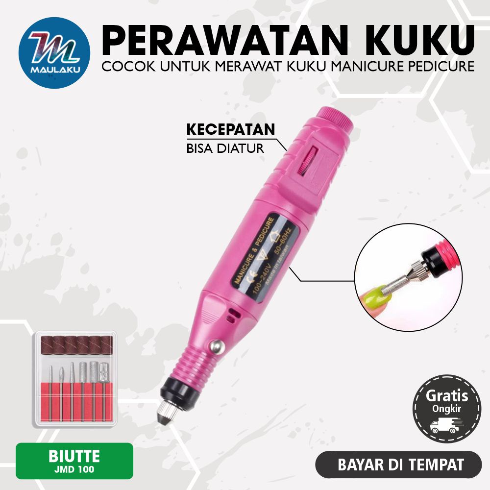 Alat Perawatan Kuku Elektrik Set Electric Nail Manicure Pedicure Kikir Kuku
