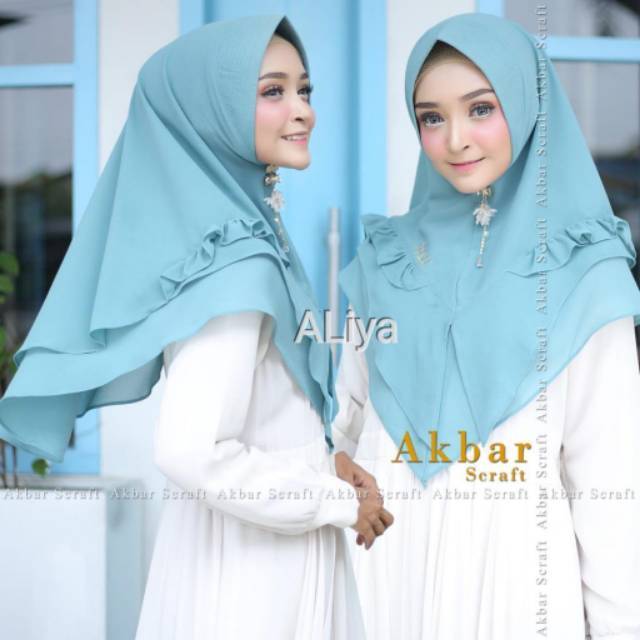 KHIMAR MINI ALIYA ORI AKBARA SCRAFT / KHIMAR POLOS MURAH MERIAHHH