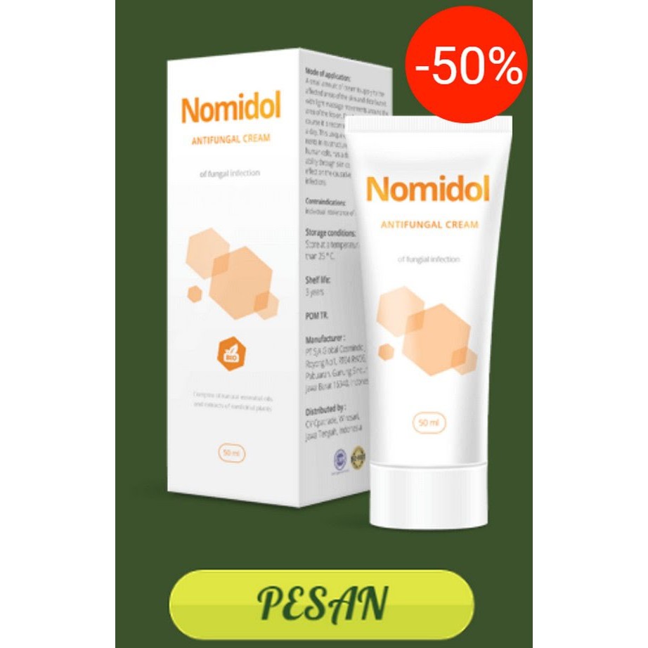 PUSAT NOMIDOL Nomidol Cream Penghilang Jamur-Kuku Asli Original Terbaik