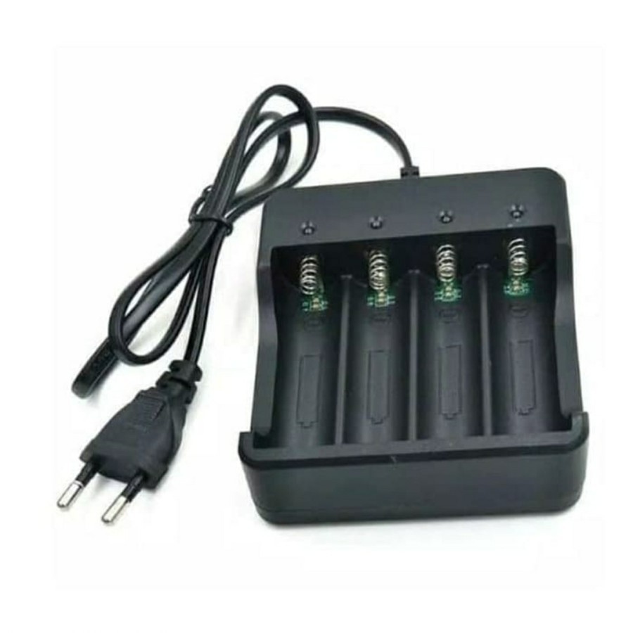 DEKSTOP CHARGER BATERE 18650 1SLOT 2SLOT 4SLOT KABEL - CHARGER BATERAI - BC