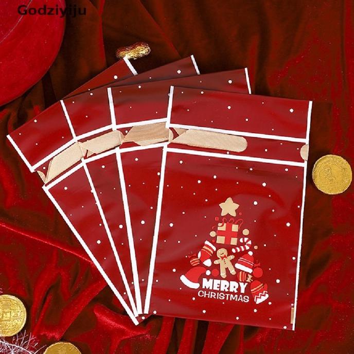 

GODZIYIJU 50PCS 2022 CHRISTMAS CANDY PACKAGING SANTA GIFT BAG XMAS DC452CD3