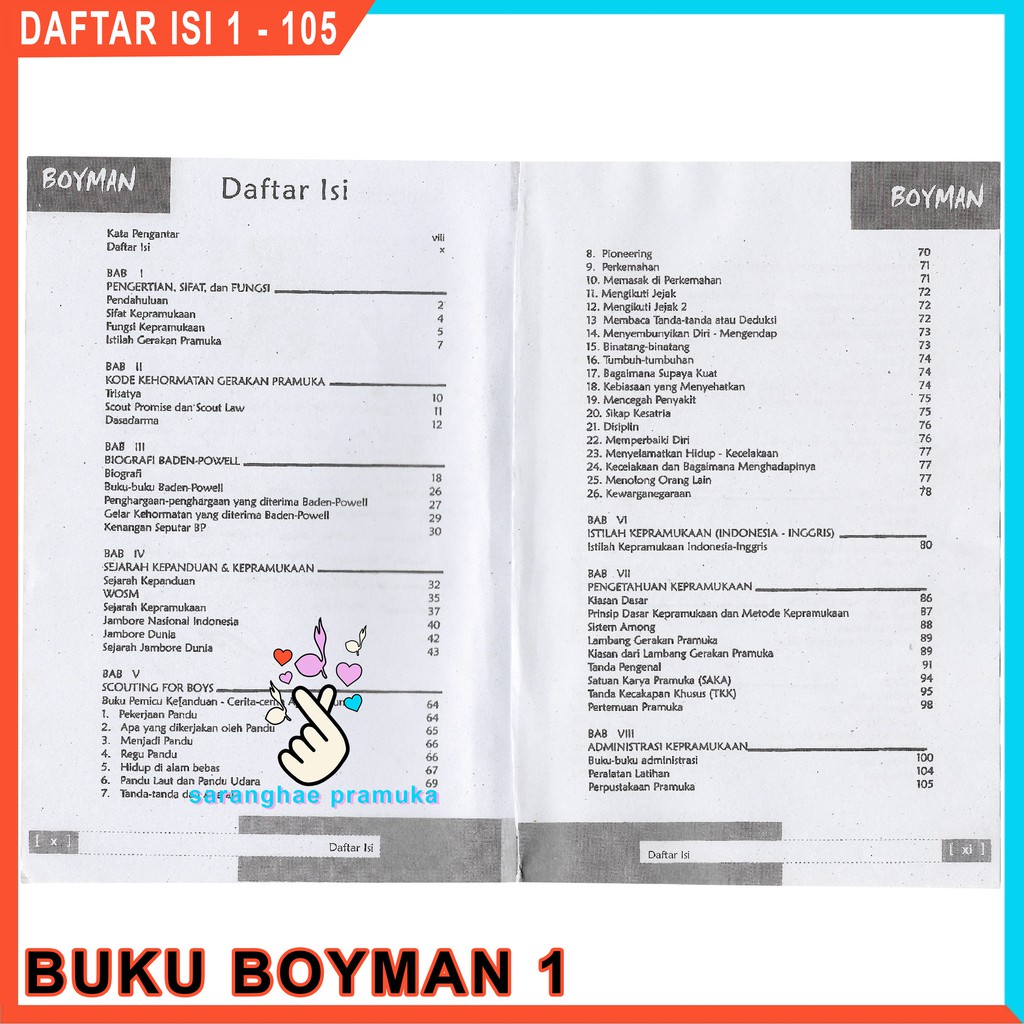 Buku Boyman Pramuka