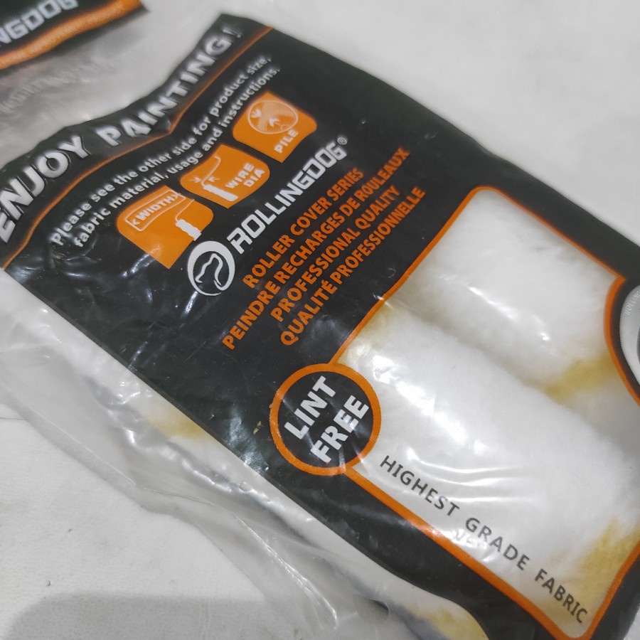 Isi Refill refil rol Roll Busa kapal Cat acrylic akrilik roller cover Mini Kecil set bagus