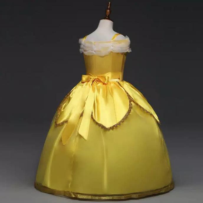 BAJU/KOSTUM PESTA BELLE BAJU PRINCESS ANAK