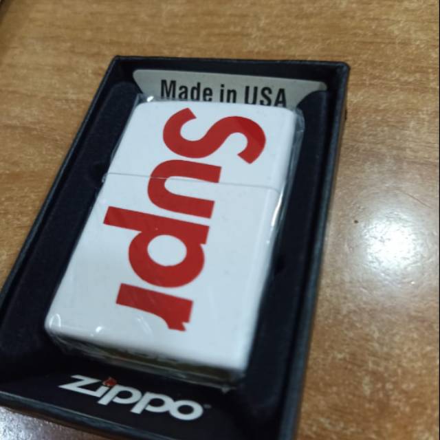 Zippo Supreme Red putih - Merah Limited
