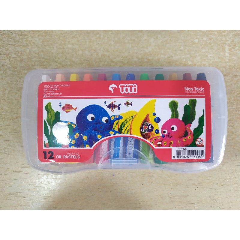 

Titi Crayon 12 Warna - Oil Pastel 12 Color TI-P-12S