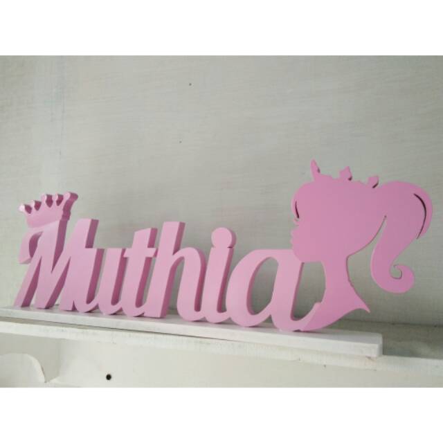 READY Wooden name / huruf kayu / tulisan kayu