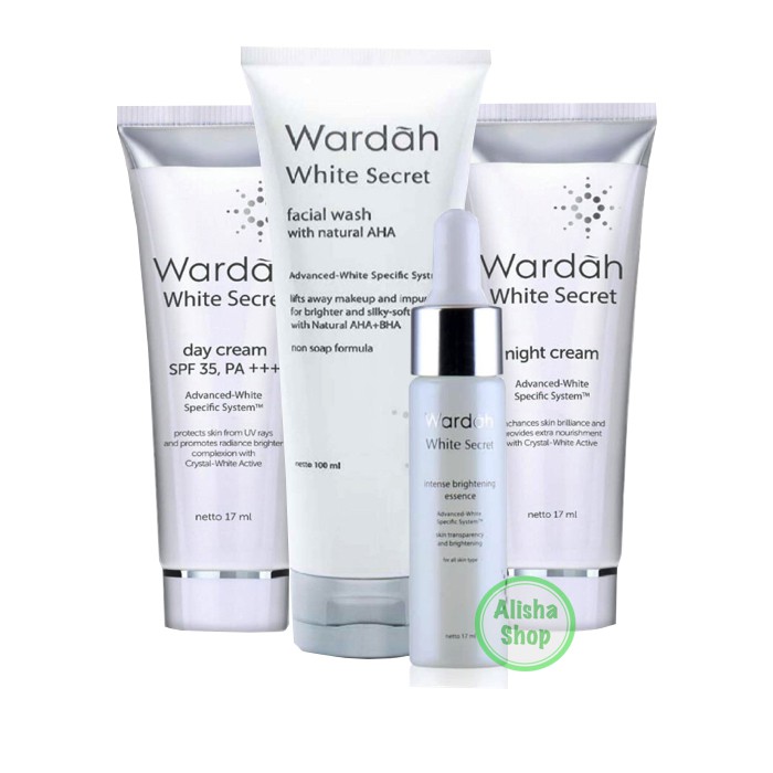 Paket Wardah White Secret Series 17ml - 4 pcs