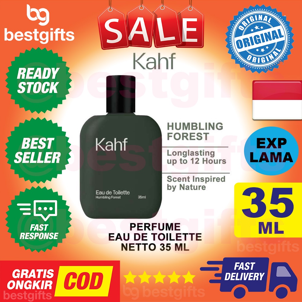 KAHF EAU DE TOILETTE HUMBLING FOREST PARFUM PRIA BADAN WANGI TAHAN LAMA PERFUM LAKI PERFUME 35 ML