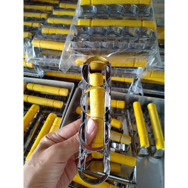 cetakan kue kering cutter kastengel bangket kacang kue ganggang kayu