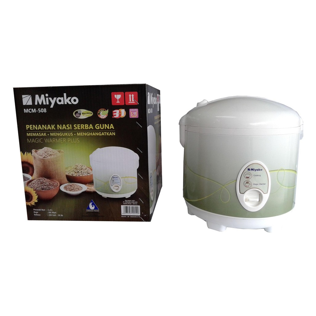 Miyako Rice Cooker Magic Com Warmer Plus MCM 508 penanak nasi miyako