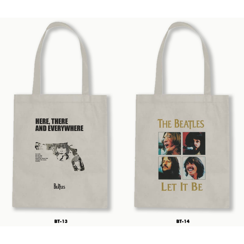 TOTE BAG RESLETING - THE BEATLES 01