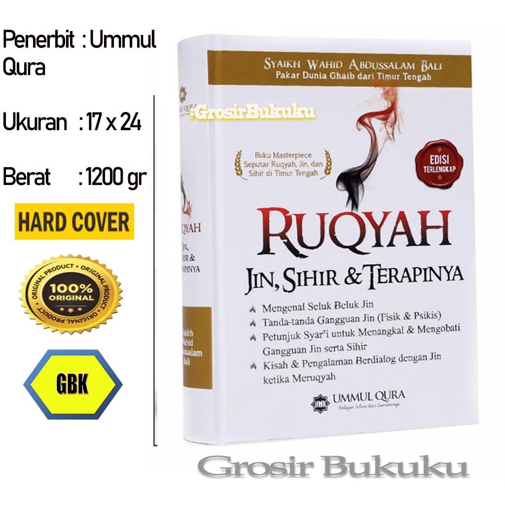 Buku Ruqyah Jin Sihir &amp; Terapinya - Original Ummul Qura