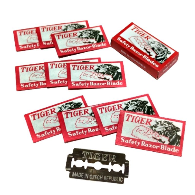 Silet Tiger Original Safety razor blades made in czech republik 100pcs