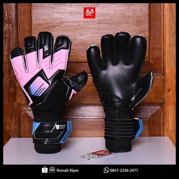 BEST SELLER   GLOVE KIPER BEETLESPORT FLYONE X RUMAHKIPER - PINK PASTEL ( SKU 05) TERLARIS