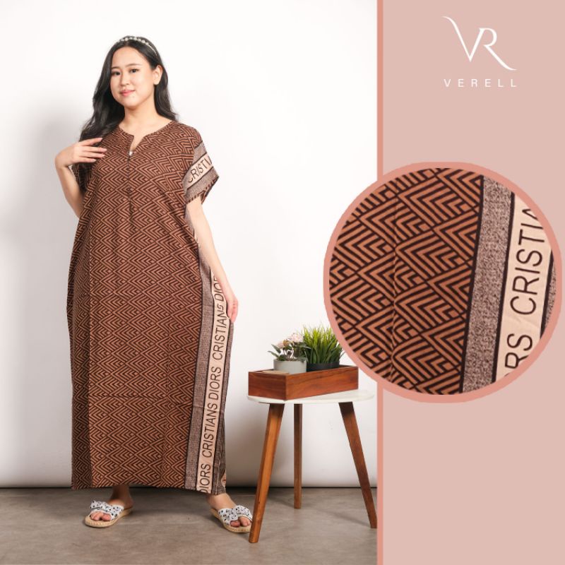Daster busui bali habel rayon premium panjang semata kaki resleting-2