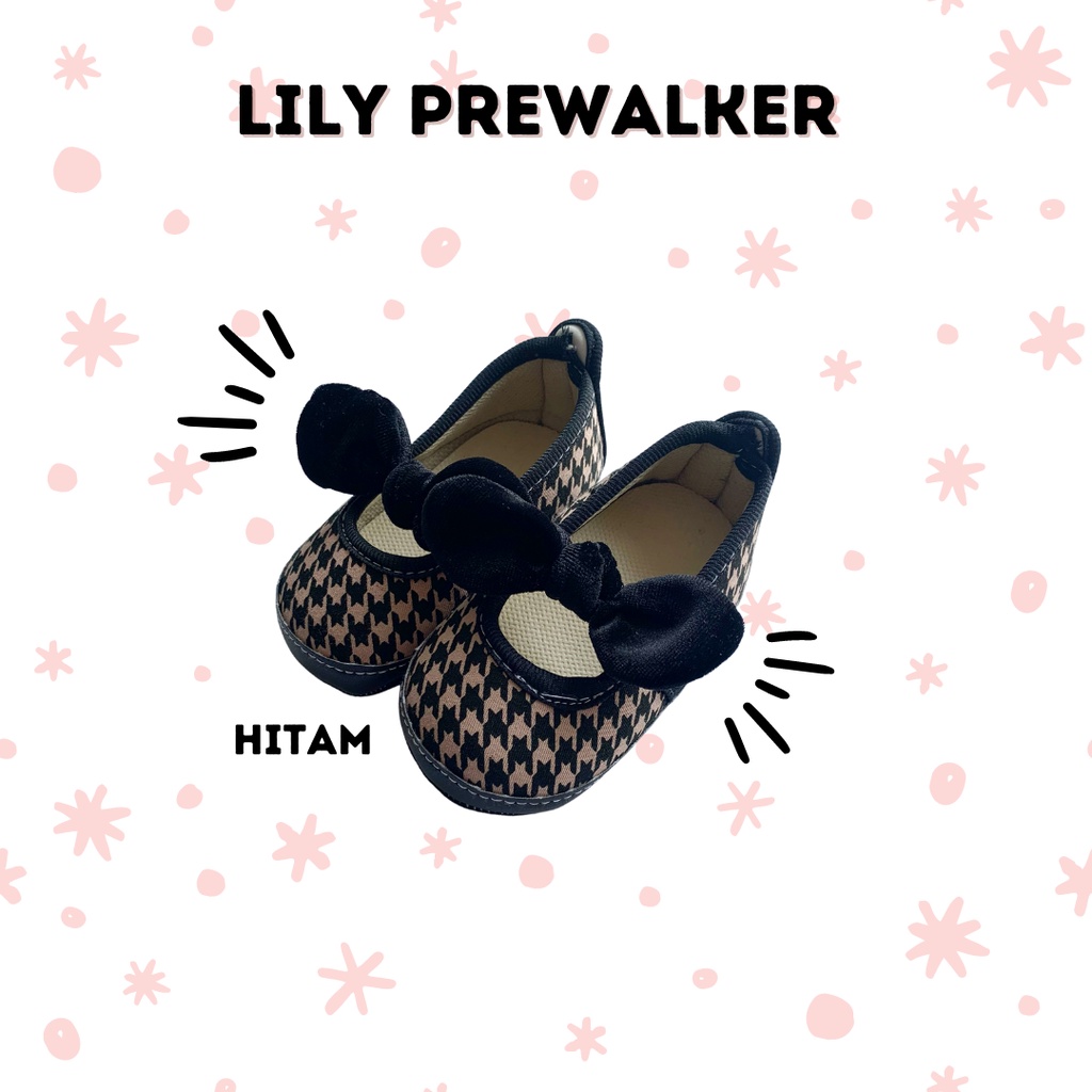 sepatu bayi anak perempuan cewek 12 bulan 1 tahun 0 6 LILLY prewalker