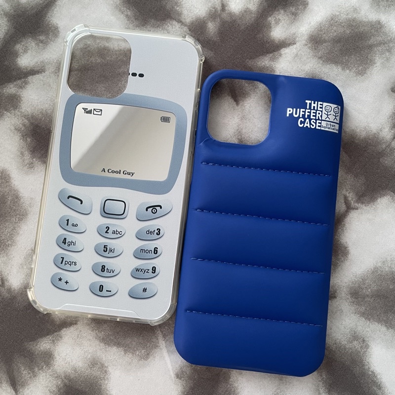 [Preloved] Case iPhone 12 Pro Max Motif The Puffer Case Look a Like/ Mirror Phone Anti Crack