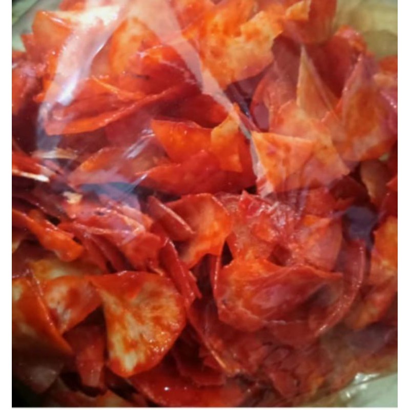 

@250gr singkong Padang balado pedas manis