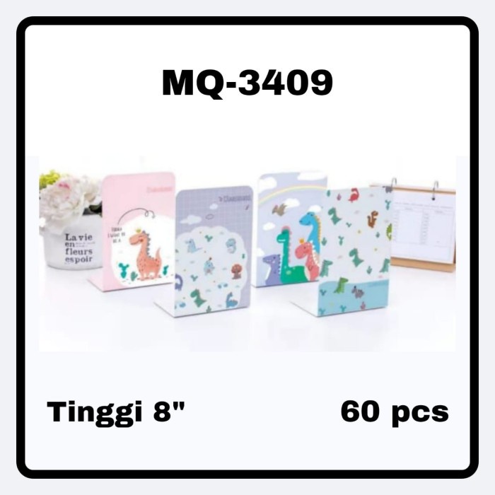 

Hemat Book End / Pembatas Buku Motif Dinosaur Bahan Besi Dapat 2 Pcs Mq-3409 Terbatas