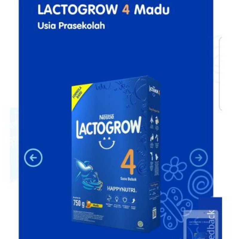 LACTOGROW 4 750/735GRAM 1KG PROMO