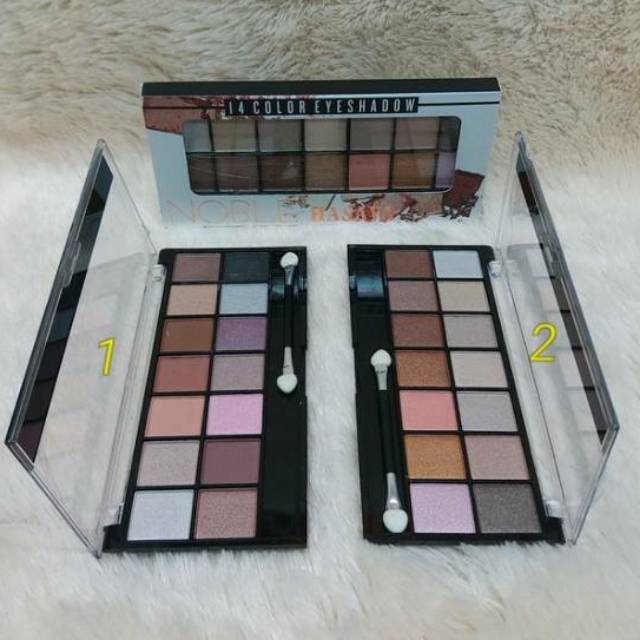 EYESHADOW NOBLE HASAYA 14.COLOUR ( gliter )