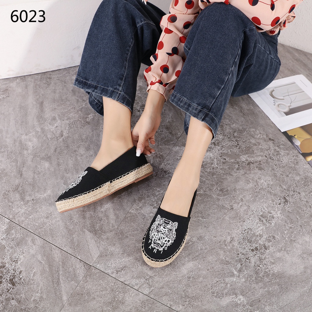 KT Embroidered Espadrilles #6023 C12231 778-23