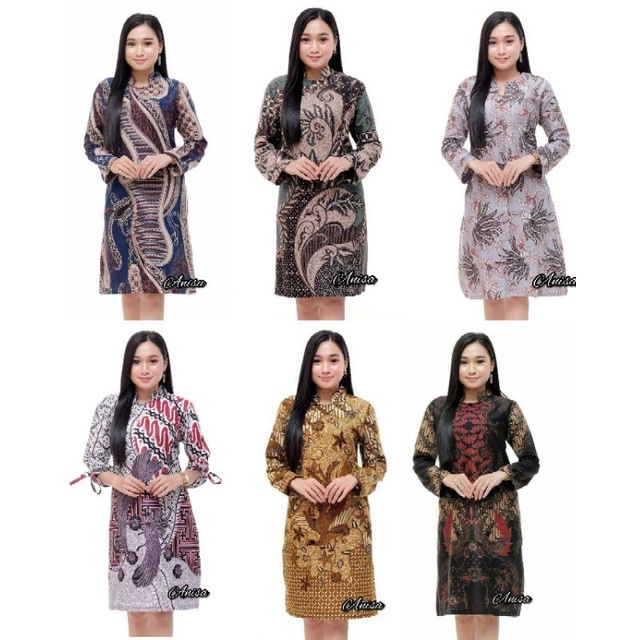 Cuci Gudang Batik Dolby Dolbi Dobby Doby Tenun Sutra Tulis Katun Atbm Baron Atasan Batik Wanita Sogan Srg308 ZlzXKVHQ0ROyO
