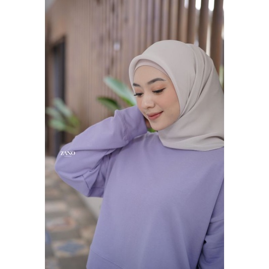 ZANO BASICS Sweater Crop Joana Purple