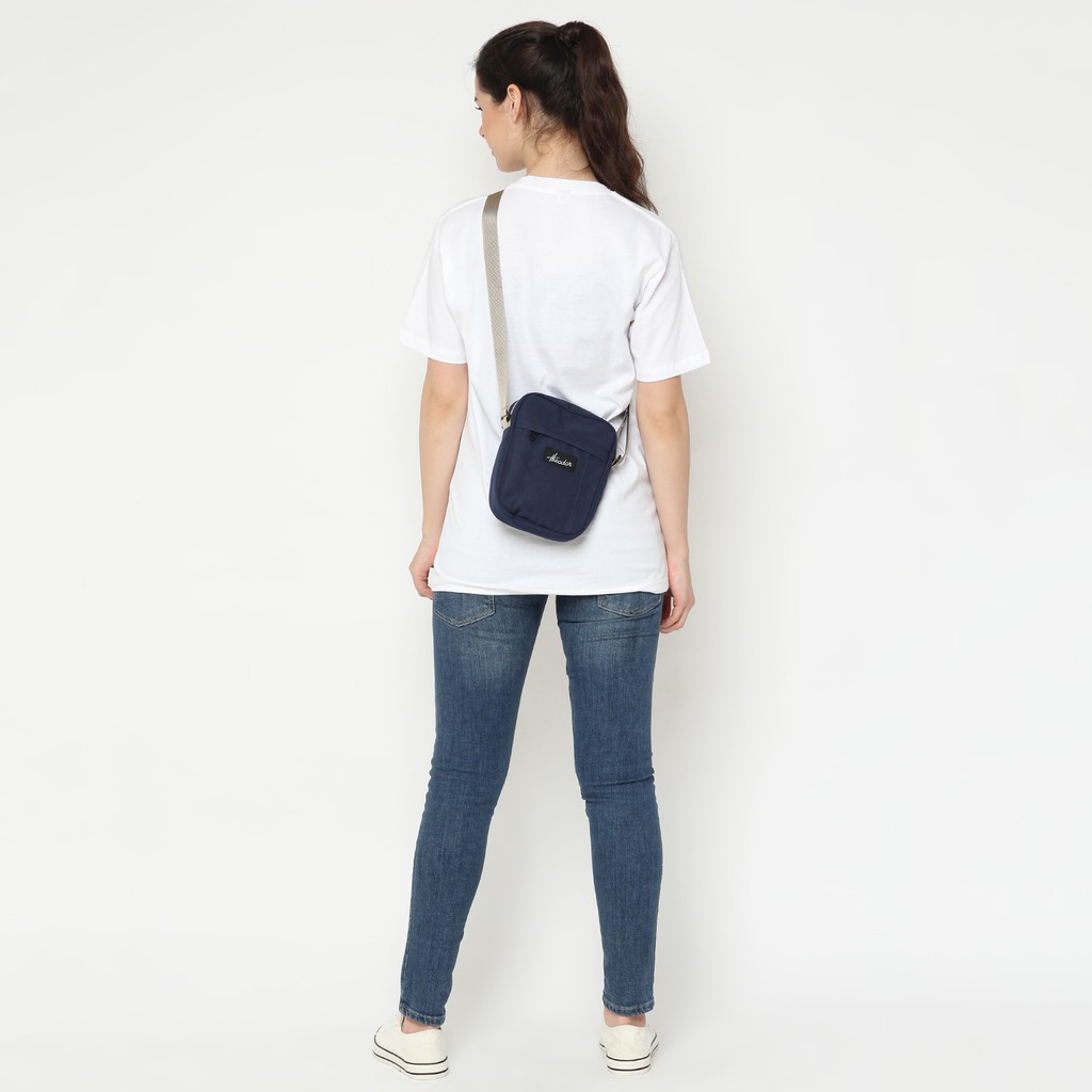 THEODOR Sling Bag LARSEN Navy Blue -Tas Selempang - Water Repellent - Pria Wanita - High Quality