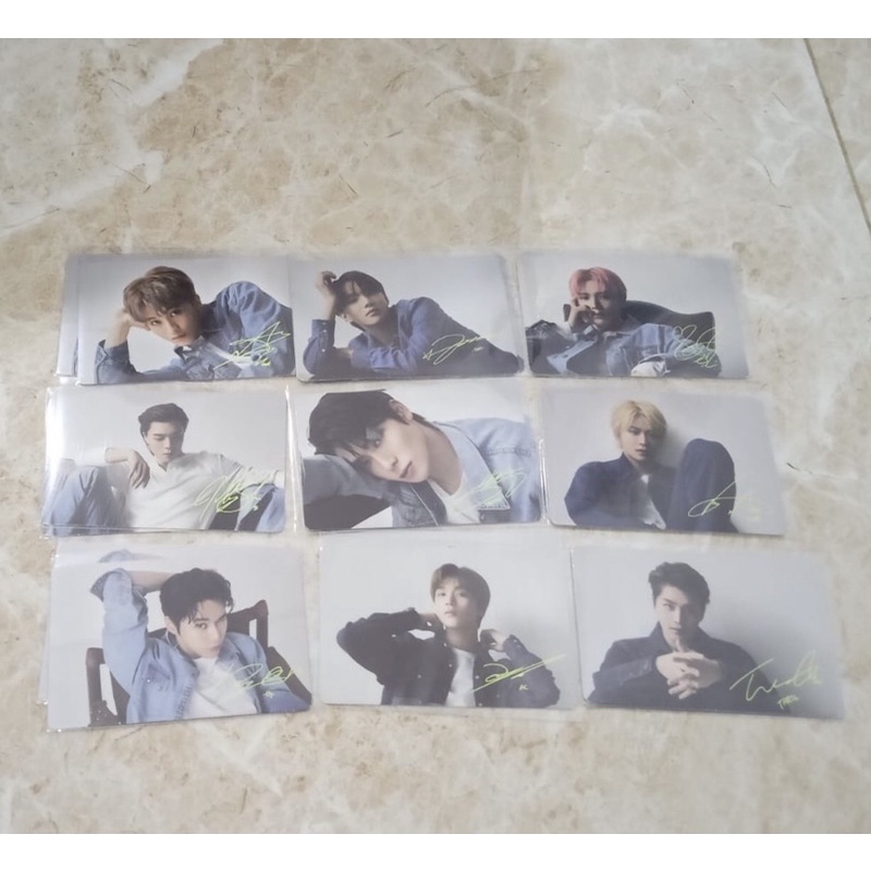 nct 127 nature republic denim cool boys pc photocard