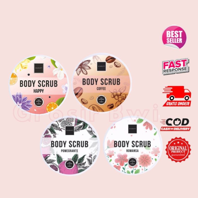 SCARLETT BODY SCRUB - LULUR SCARLETT