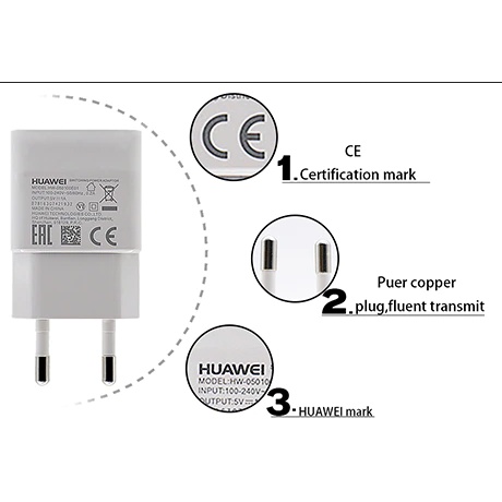 Huawei Travel Charger HW-050100E01 White Bulk Adaptor Charger