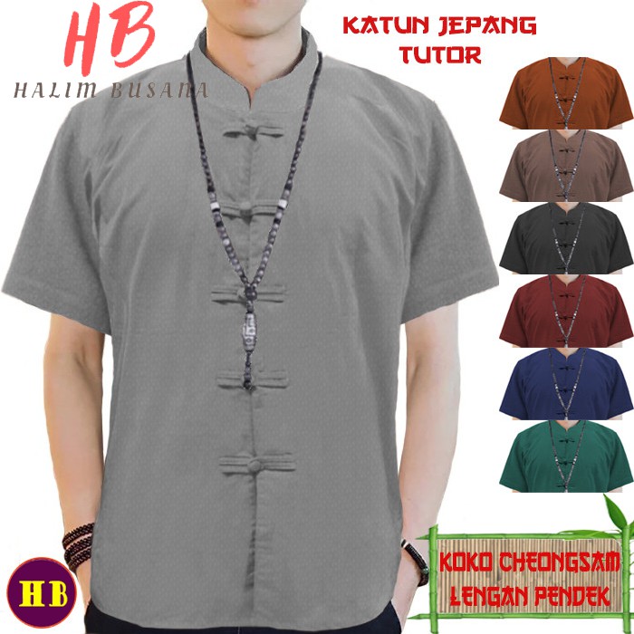 LM Baju Koko Pria Lengan Pendek KOKO CHEONGSAM IPMAN LIMITED STOCK