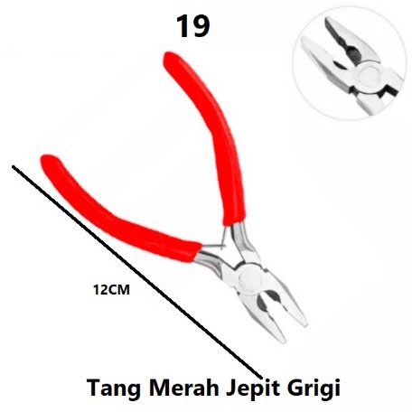 Tang Aksesoris Penjepit/Tang Potong/Tang Plintir Merah