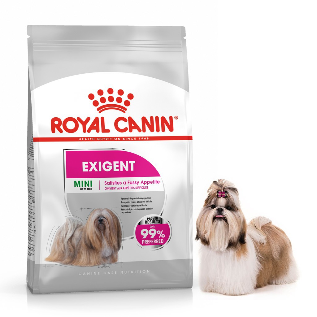 royal canin dog mini exigent 3kg makanan anjing