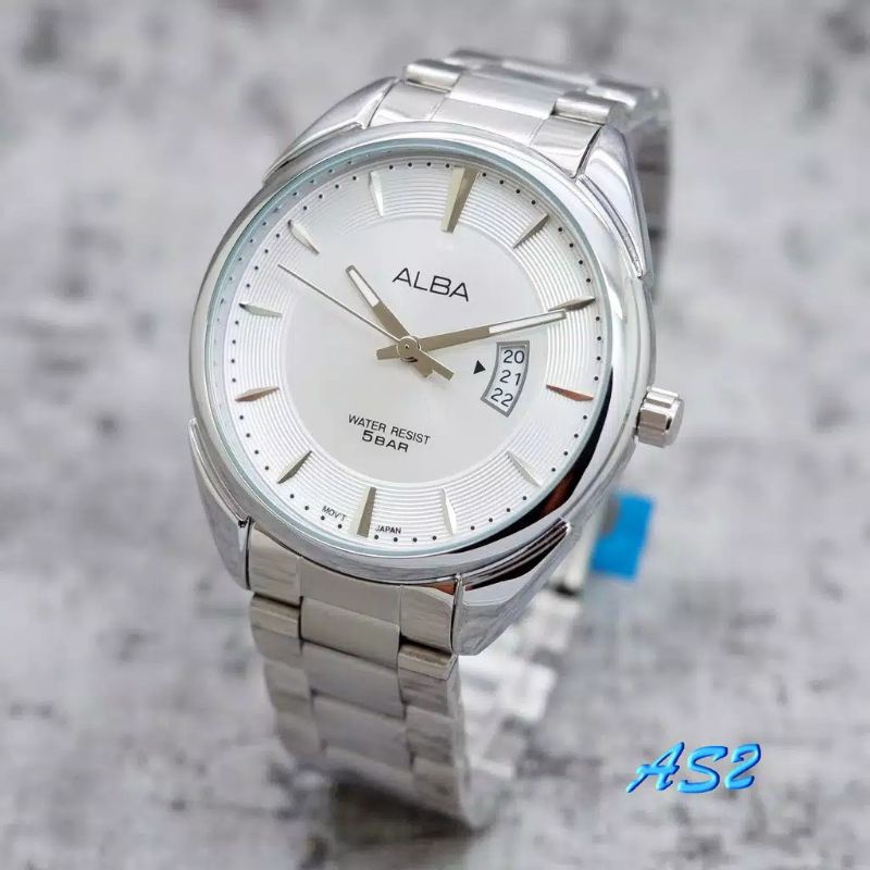 Jam Tangan Alba Jam Tangan Terlaris Stainliss Steel Anti Air