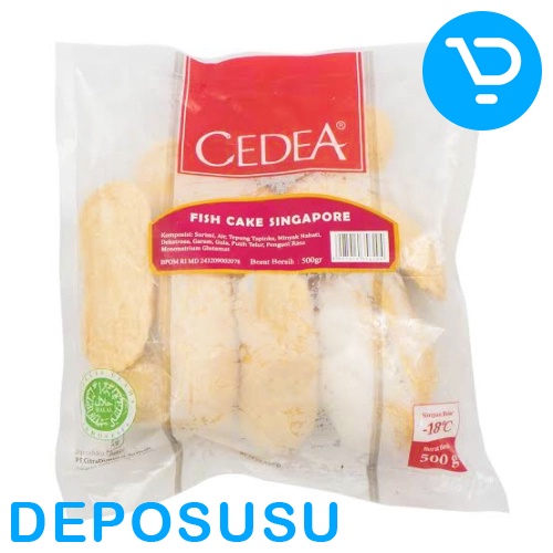 

CEDEA FISH CAKE SINGAPORE 500 GR (FROZEN FOOD)