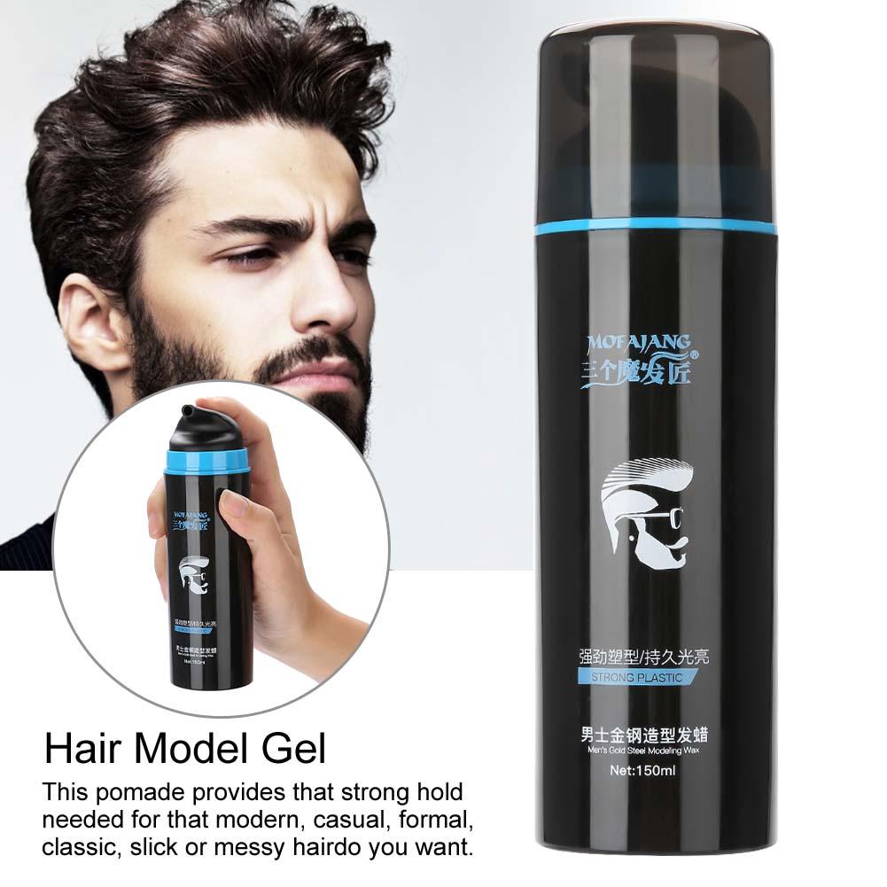 150ml Strong Pomade Longlasting Hairstyles Gel Hair Model Gel