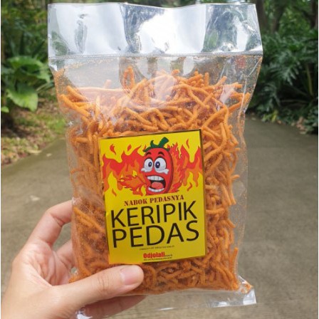 

Keripik Mie Goreng Keriting Pedas Odjolali / Cemilan Mie Goreng Keriting Pedas Khas Bandung