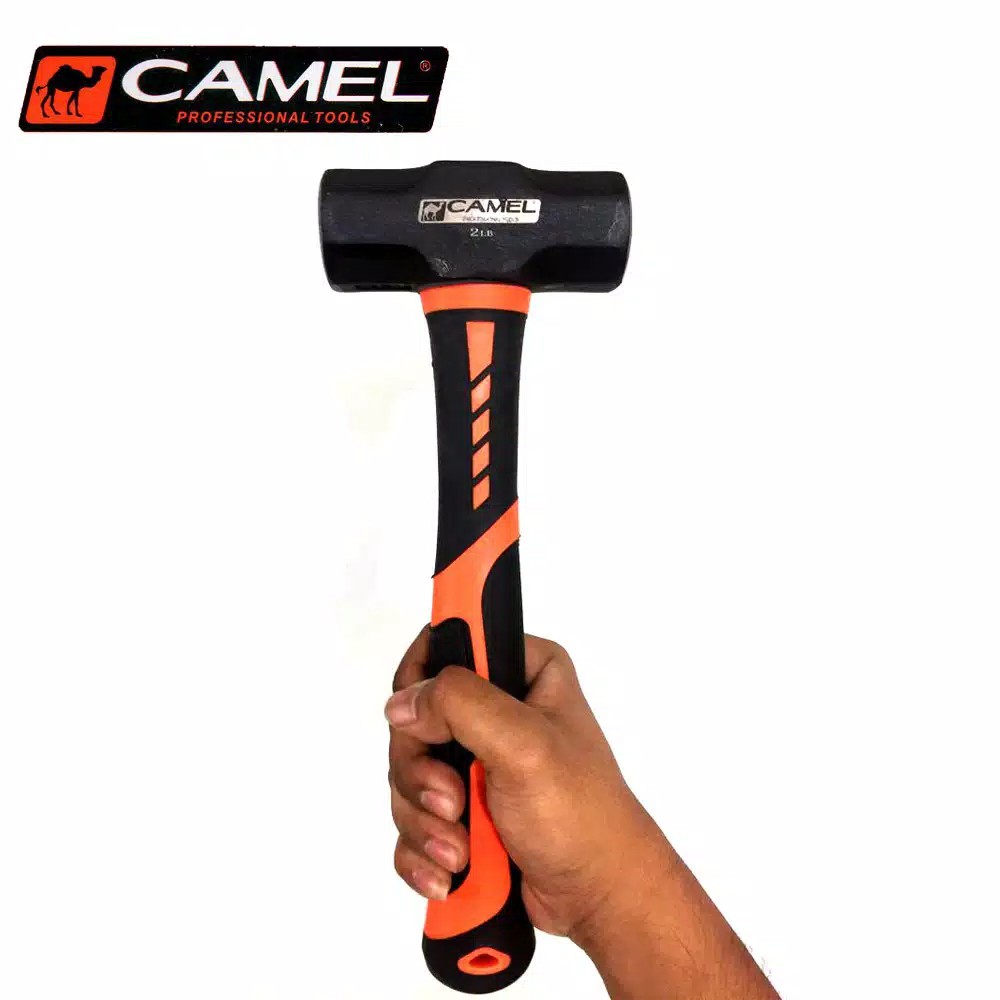 Palu Camel Palu Batu Rubber Grip 2 LB Penghancur Tembok Palu Bobok Tembok Beton Palu Batu Bodem-1